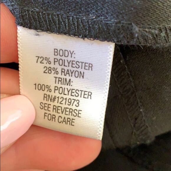 Simply Vera Wang Satin Pleated Trim Bottom Skirt - Picture 4 of 5